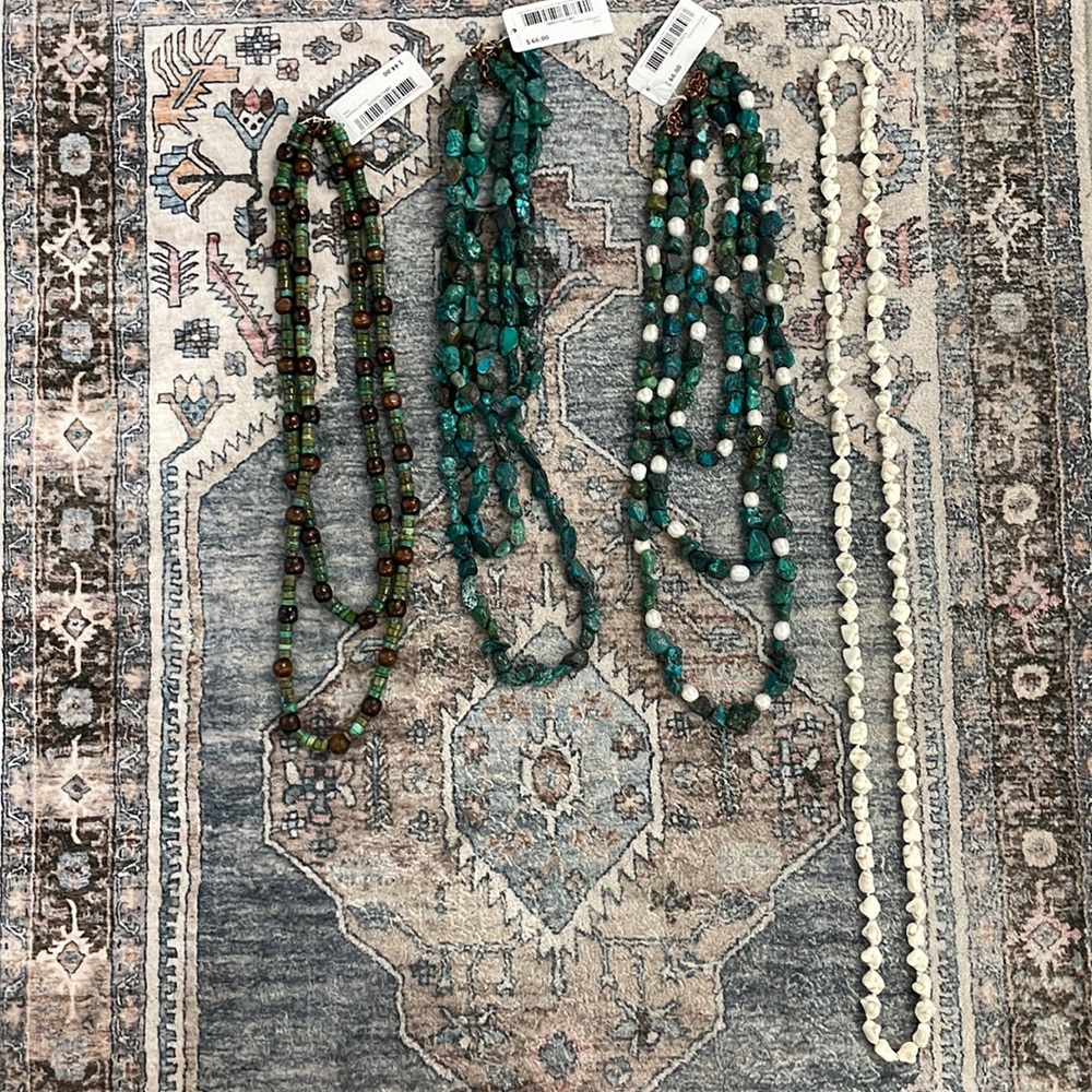NWT Bundle of (4) Natural Turquoise